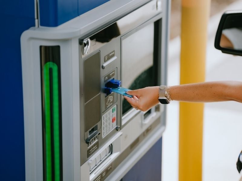 Card in Tyndall ATM