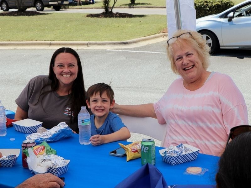 Family of members at 70th event