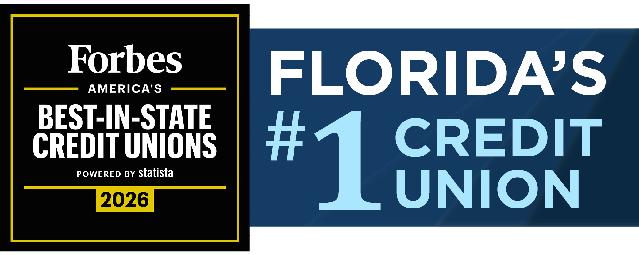 Forbes America's Best-in-State Credit Unions 2026 #1 in Florida